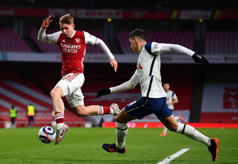 Emile Smith Rowe - 9: Unlucky not to cap the home side’s fine start with a goal when he wrapped a shot against the bar, but he featured in everything that was good for Arsenal. PA