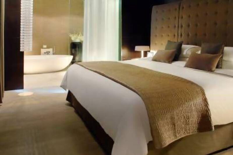 A grand deluxe junior suite at Melia Dubai. Courtesy Melia Hotels