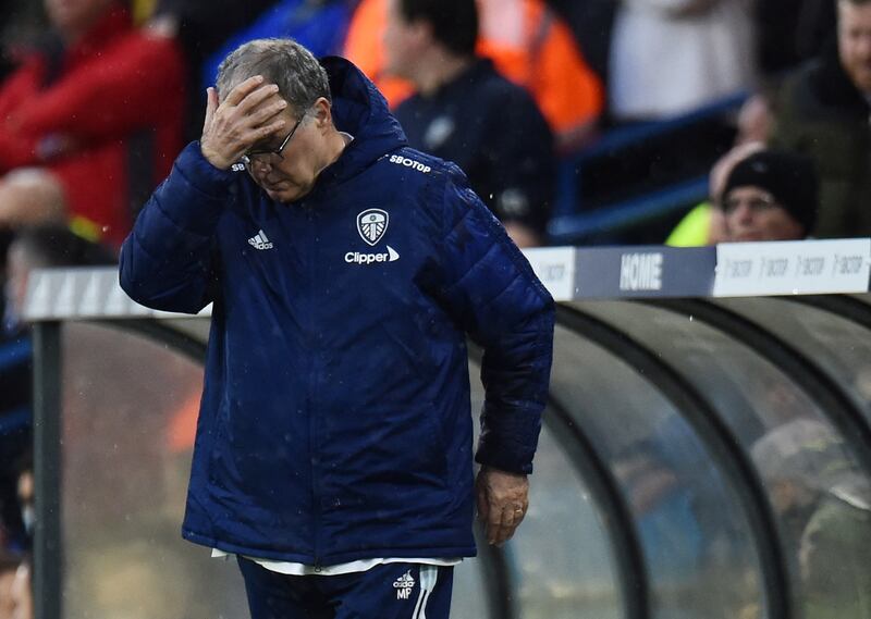 Leeds United manager Marcelo Bielsa. Reuters