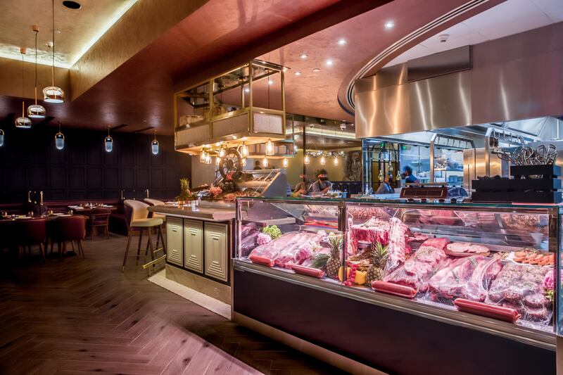The restaurant will house a meat display and a show butcher. Antonie Robertson / The National