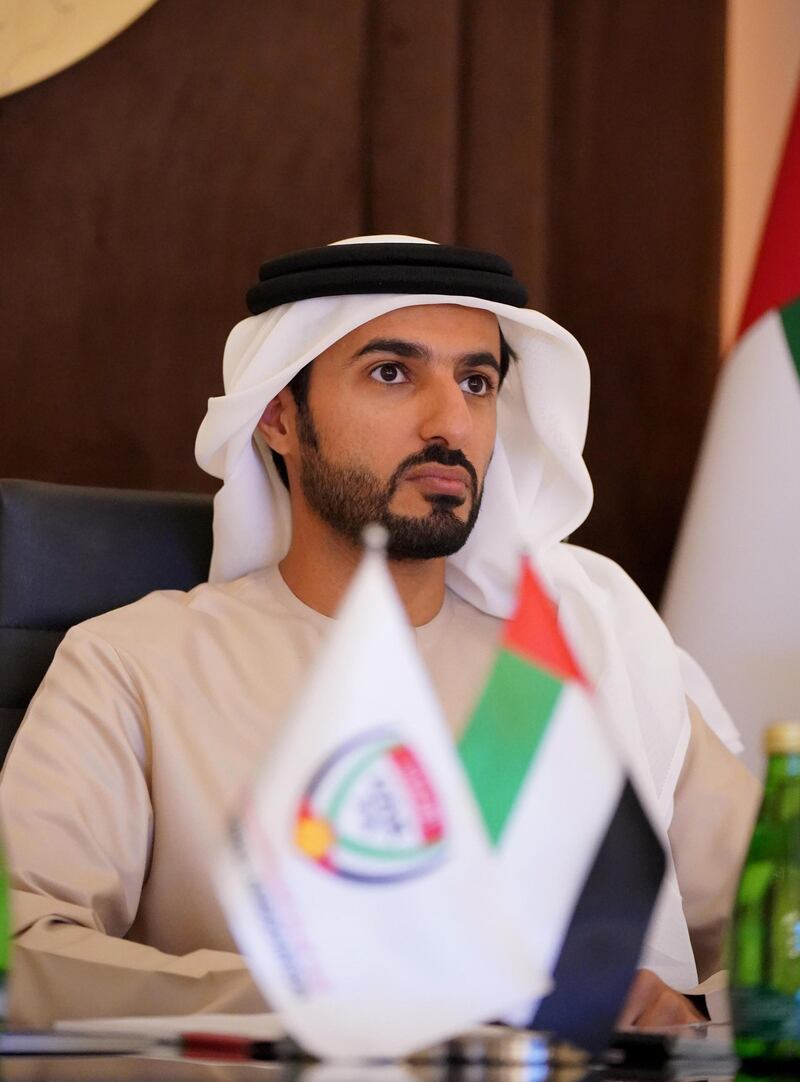 Sheikh Rashid bin Humaid Al Nuaimi, UAE Football Association president. Courtesy UAE FA