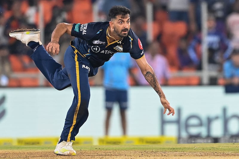 Mohit Sharma (Gujarat Titans, 27 wickets at 13.37, econ 8.17) Took a wicket every 9.81 deliveries he sent down, on average. Might have been the fall guy at the end, but was a hero until that point. AFP