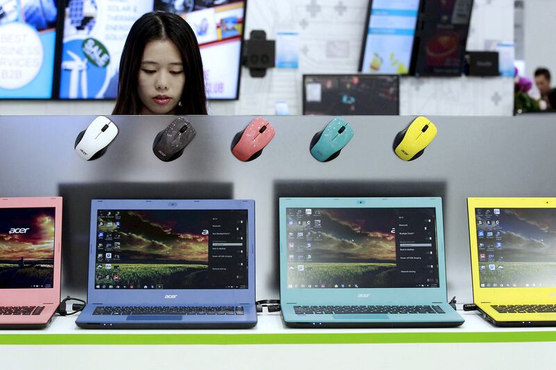 PC shipments jumped almost 10 per cent annually to 339.8 million units last year. Reuters