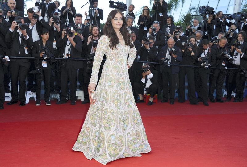 CANNES, FRANCE - MAY 20:  Aishwarya Rai attends the "Blood Ties" Premiere during the 66th Annual Cannes Film Festival at Grand Theatre Lumiere on May 20, 2013 in Cannes, France.  (Photo by Pascal Le Segretain/Getty Images)