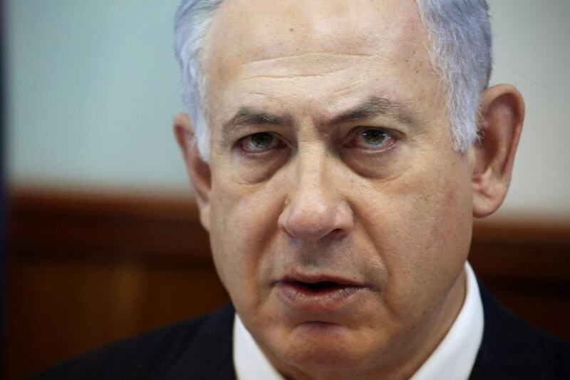 Israeli prime minister Benjamin Netanyahu took to social media last week to apologise for last year’s notorious election-day comments. Gali Tibbon / Reuters