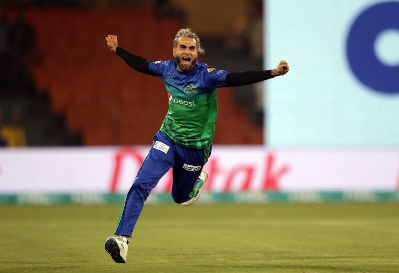 10 Imran Tahir (Multan Sultans)
No spinner managed as many wickets as the 10 the evergreen Tahir took for Multan. He will be 41 by the time the league can think about concluding, but he is still fit and firing. EPA