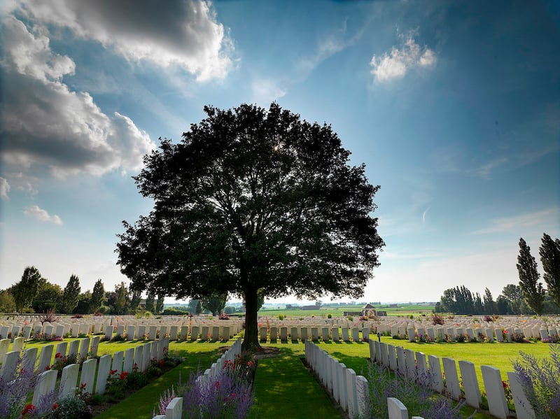 The vast military cemeteries of the First World War's Western Front serve as a poignant reminder of the tragedy of war. Photo: Toerisme Vlaanderen