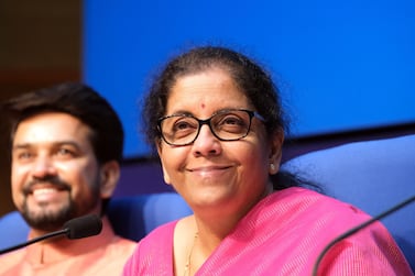 Finance Minister Nirmala Sitharaman said India needs banks with strong national presence and global reach. Bloomberg