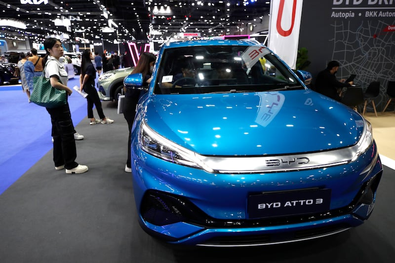 In 2022, the EV industry's top three players globally were BYD, Tesla and Saic-GM-Wuling. EPA