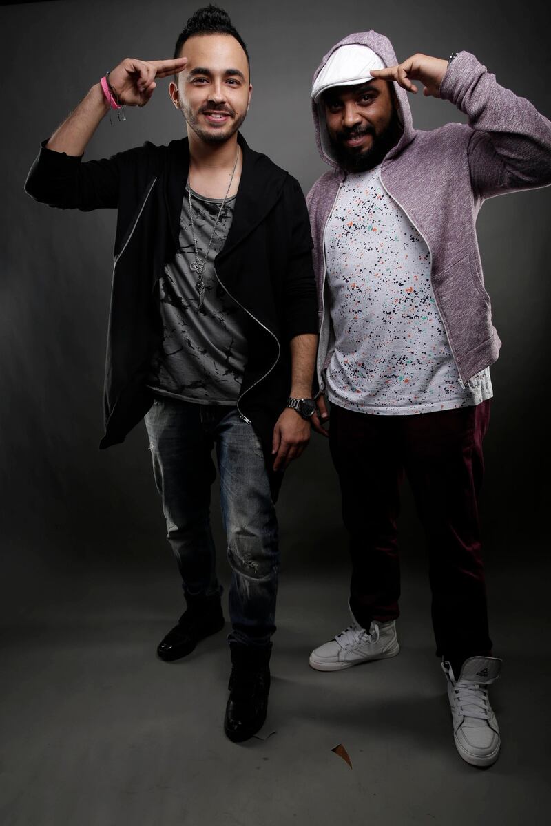 Asfalt (L-R) Ibrahim Farouk and Mohamed Gad. Courtesy: Universal Music Mena
