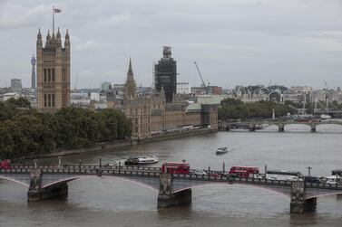 The Houses of Parliament in London after a politically bloody week. Jason Alden / Bloomberg