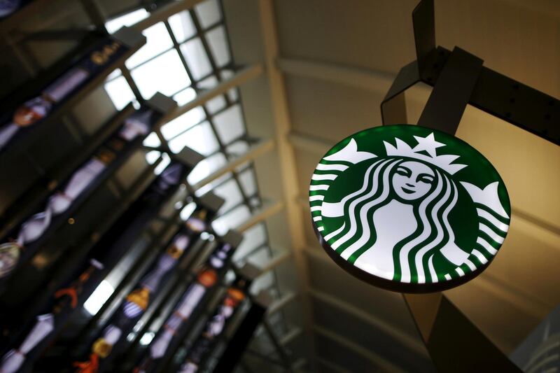FILE PHOTO: A Starbucks store is seen inside the Tom Bradley terminal at LAX airport in Los Angeles, California, U.S. on October 27, 2015.   REUTERS/Lucy Nicholson/File Photo