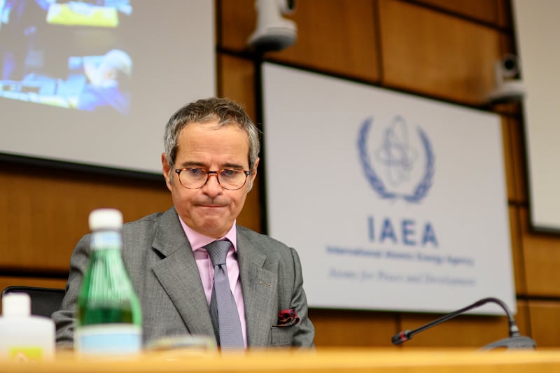 Rafael Grossi, IAEA director general, said his latest talks with Tehran were 'inconclusive'. EPA