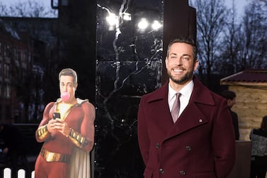 Zachary Levi attends the launch of the DC's 'Shazam!' Fun Fair photocall on March 20, 2019, in London, England. Getty Images 