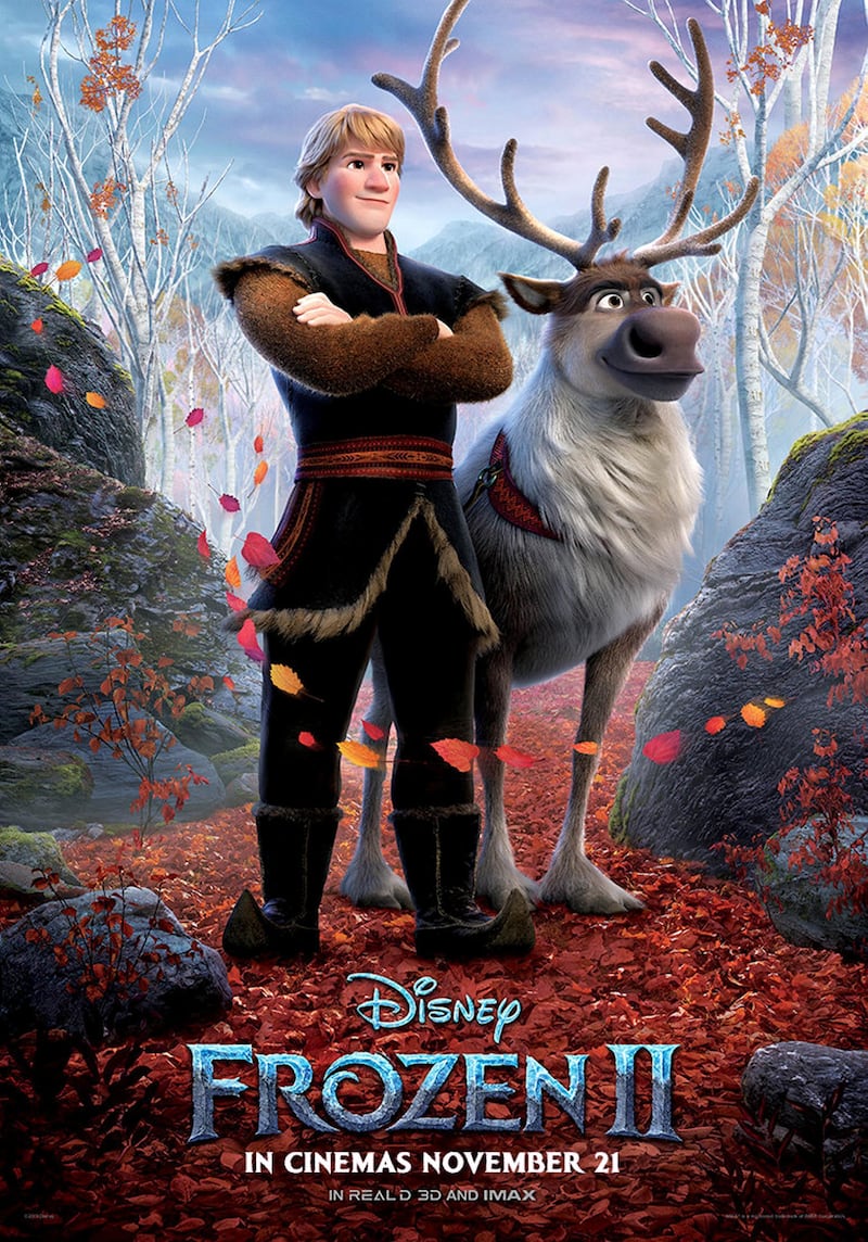 Kristoff (Jonathan Groff) in Disney's newly released character posters for 'Frozen II'. Courtesy Disney