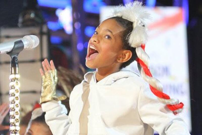 Willow Smith, the 10-year-old daughter of the actor Will Smith, is at the start of what promises to be a glittering career as a singer.