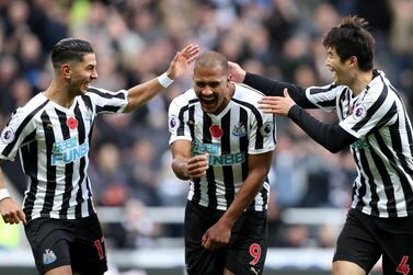 If Mike Ashley's reign as Newcastle supremo comes to an end over the summer, the next owner should be willing to spend more money in the transfer market, including signing Salomon Rondon, centre, to a permanent deal. Reuters