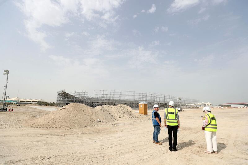 Abu Dhabi, United Arab Emirates - June 27, 2019: Visit to the new UFC stadium. Thursday the 27th of June 2019. Yas Island, Abu Dhabi. Chris Whiteoak / The National