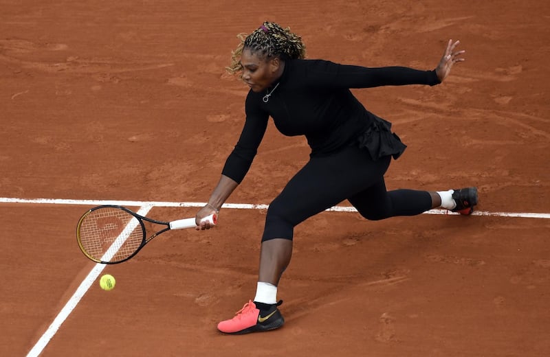Serena Williams in action. EPA
