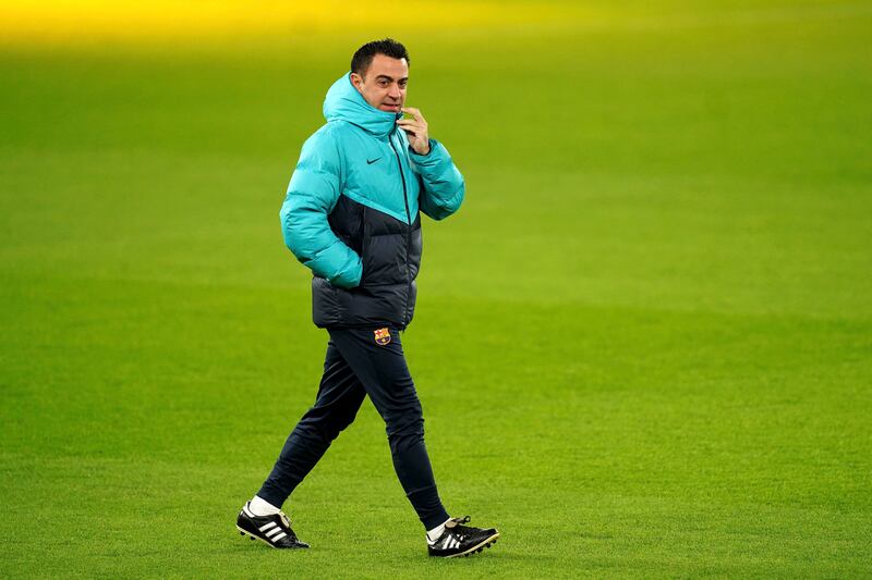 Barcelona coach Xavi. PA