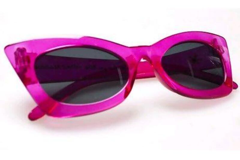 Pink sunglasses from S*uce's annual "Sparkle for a Good Cause" campaign.