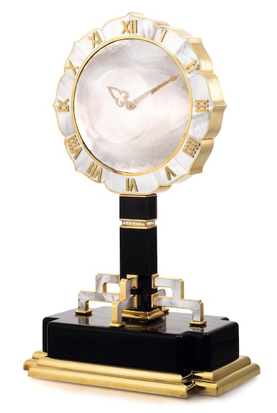 Cartier Flower Mystery Clock