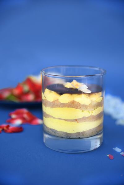 Mango srikhand trifle on the Diwali menu at Moreish 