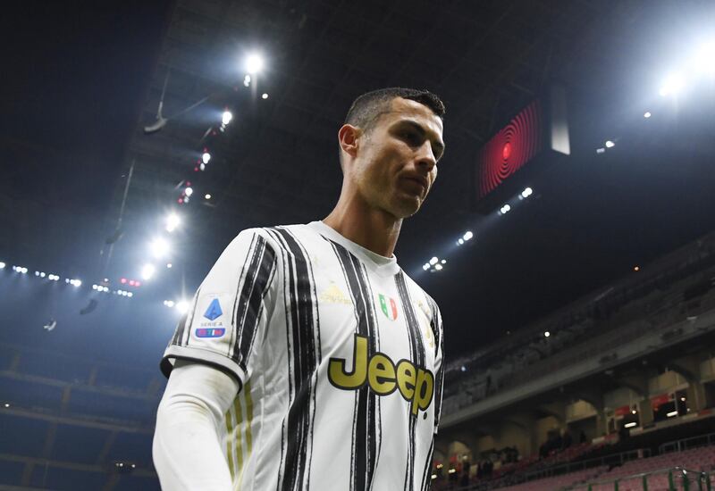 Juventus star Cristiano Ronaldo after their potentially significant 3-1 win at leaders Milan. Reuters