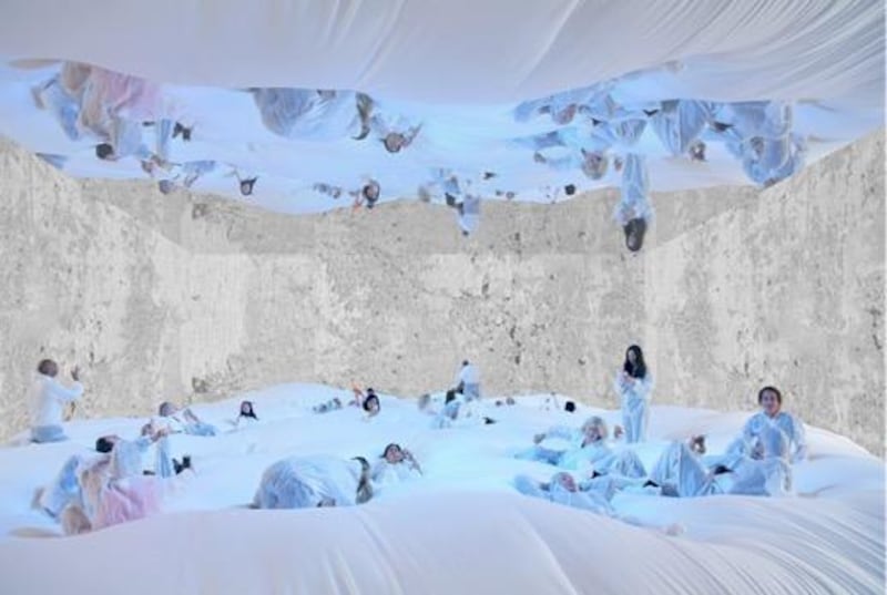 Artist collective XPOZE will present their immersive installation 'The Bean Bag' at the Al Hosn Festival. Courtesy Al Hosn