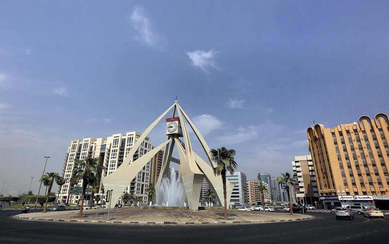 Dubai, August, 05, 2018: General view of the clock tower in Deira, Dubai. Satish Kumar for the National