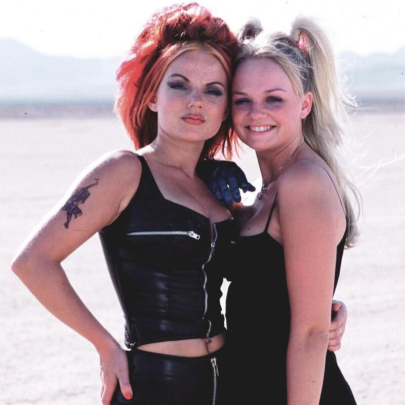 Halliwell and Bunton on the set of The Spice Girls' music video for 'Say You'll Be There'. David Beckham told friends that Victoria would be his future wife after seeing her in the video. Instagram