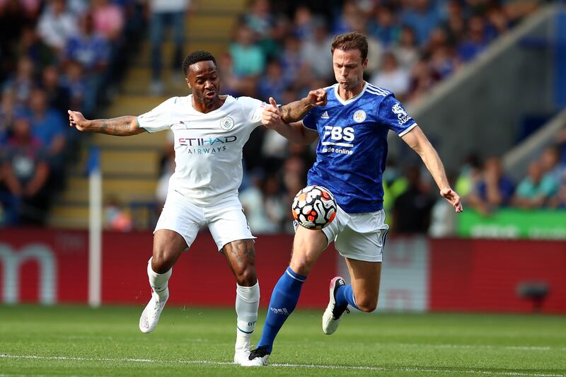 SUB: Jonny Evans (Vestergaard, 60) 6 - On for Vestergaard who is working himself back to full fitness. The centre-back was called upon immediately, executing a block against a Ferran Torres strike.  Getty Images