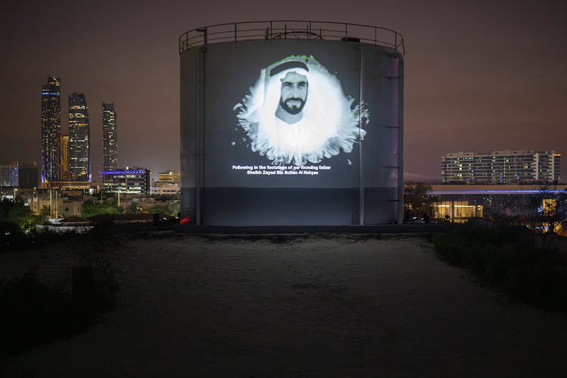 The launch of the Mohamed bin Zayed Water Initiative in Khalidiyah, Abu Dhabi on Thursday