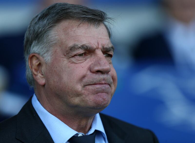 LIVERPOOL, ENGLAND - MAY 05:  Sam Allardyce, Manager of Everton looks on prior to the Premier League match between Everton and Southampton at Goodison Park on May 5, 2018 in Liverpool, England.  (Photo by Jan Kruger/Getty Images)