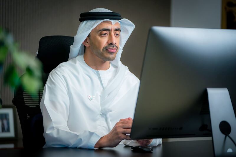 Sheikh Abdullah bin Zayed, Minister of Foreign Affairs and chairman of the Education and Human Resources Council. Photo: Wam