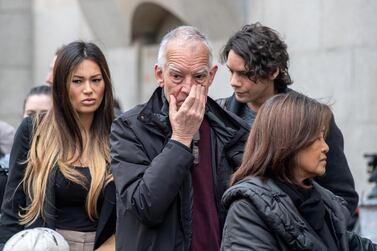 Simon (C) and Mila McMullan, parents of victim James McMullan, arrive for the opening day of the inquest into the London Bridge terror attack on May 7, 2019 in London, England. Getty Images