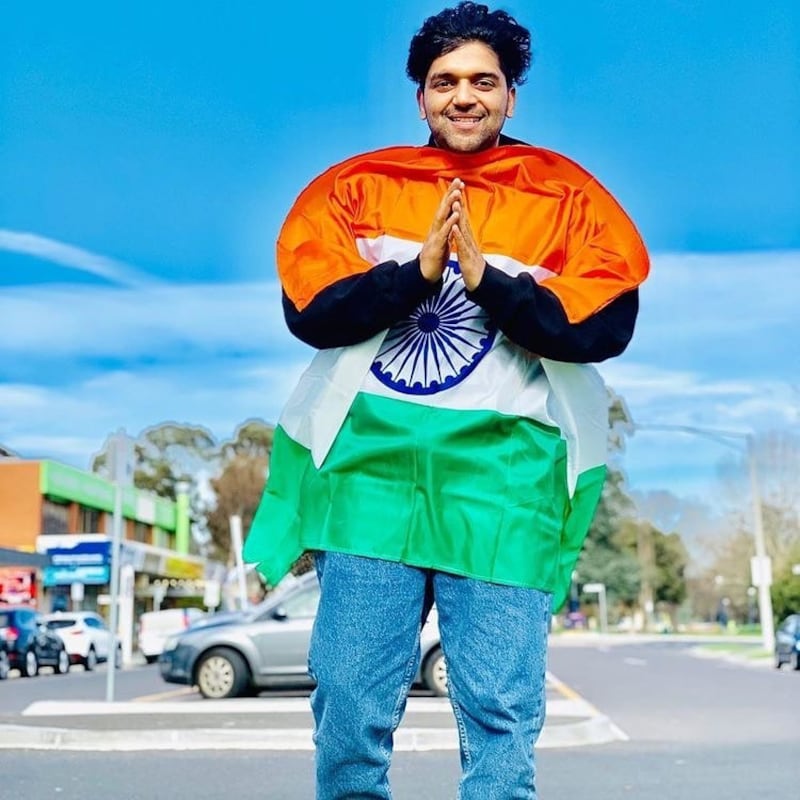 Singer Guru Randhawa shared this photo, captioning it 'Happy Independence Day to all my Indians'. Photo: Instagram / gururandhawa