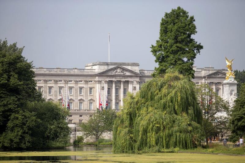 The No 1 Palace Street building that Abu Dhabi Capital Management owns is near the Buckingham Palace. Justin Tallis / AFP