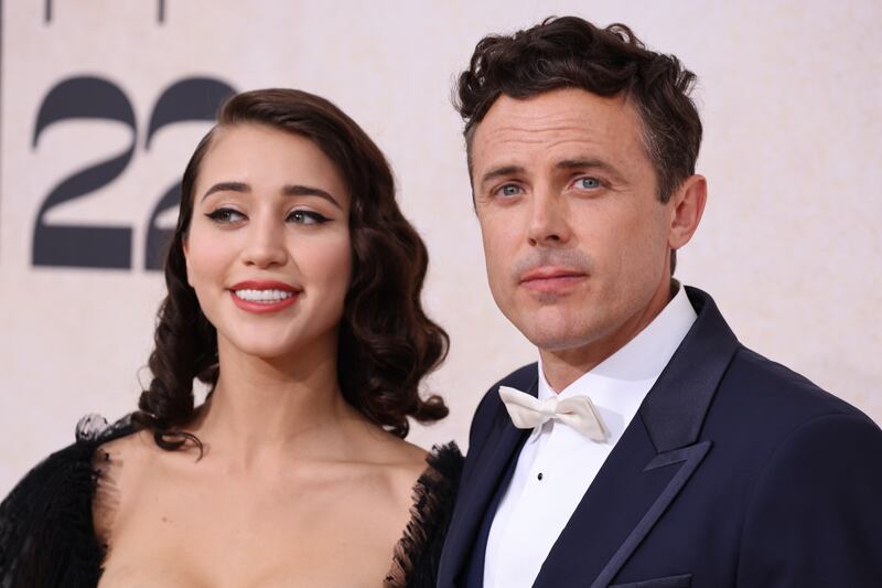 Brother Casey Affleck, seen here with Caylee Cowan, did not attend the south Georgia celebration. EPA