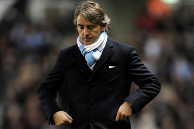 His English vocabulary may still be limited, but the City manager Roberto Mancini has highlighted how much is at stake.