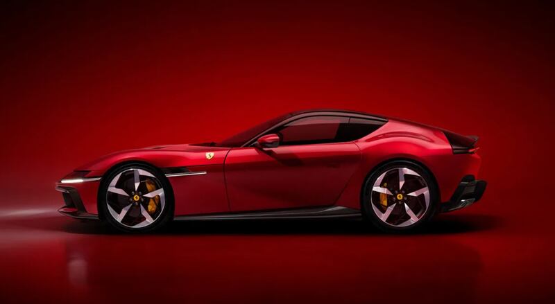 The new Ferrari 12Cilindri was unveiled in Miami. All photos: Ferrari