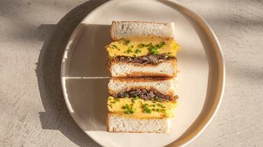 The egg sando at Pekoe Tea & Bread Bar is simple yet elegant. Photo: Keren Ye