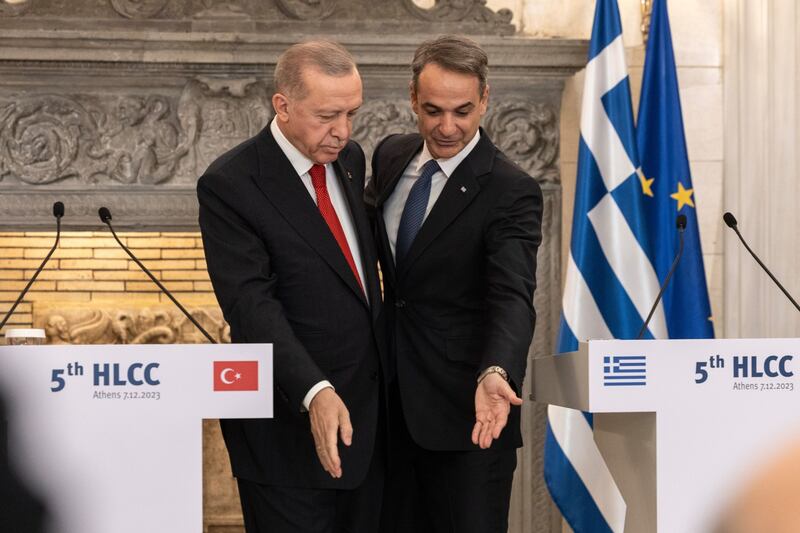 There's room for both of us ... Mr Erdogan and Mr Mitsotakis. Bloomberg