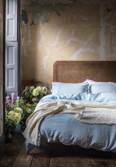 Fresh flowers are an essential component of this trend. Photo: Piglet in Bed
