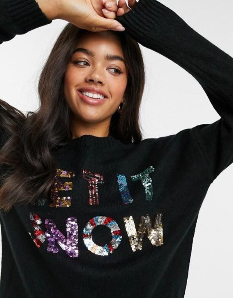 Let It Snow charity jumper, Dh150, Asos.com.