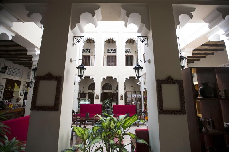 Ahmedia Heritage Guest House, located in Al Ras near Shindaga tunnel across the creek from Bur Dubai, was converted into a guest house in 2011. Christopher Pike / The National