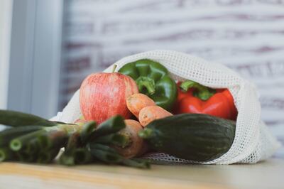 Pick up some reusable produce bags, instead of using endless plastic sacks for your groceries. Unsplash