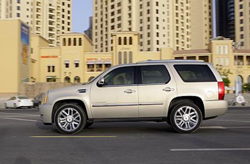 The Escalade is huge when viewed from every angle and always makes its presence felt.