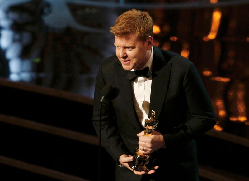 John Kahrs accepts the Academy Award for best animated short film for "Paper Man" at the 85th Academy Awards in Hollywood, California, February 24, 2013.     REUTERS/Mario Anzuoni (UNITED STATES  - Tags: ENTERTAINMENT)  (OSCARS-SHOW) *** Local Caption ***  OSC39_OSCARS-_0225_11.JPG