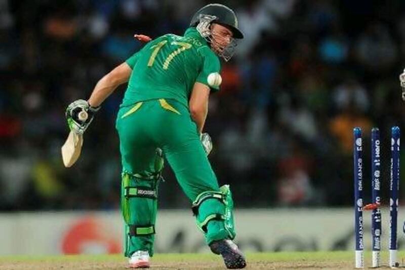 Apart from under-utilising himself as a batsman, AB de Villiers's captaincy has been poor. Lakruwan Wanniarachchi / AFP